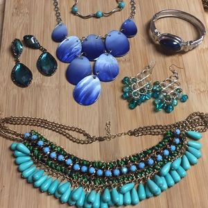 BLUE jewelry bundle